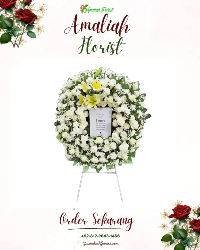 Krans Bunga Duka Cita di Gandulan