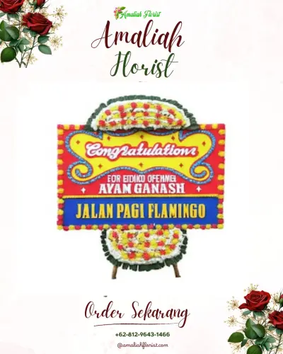 Bunga Papan Congratulation di Gandulan